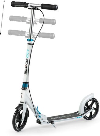 Міський самокат SOKE Cityroller - білий, для їзди містом