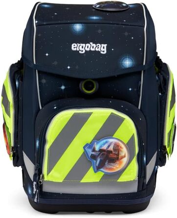 Комплект безпеки ergobag з відбивачами для рюкзаків pack, cubo, cubo light (жовтий, 3 шт, універсальний розмір, після липня 2019)