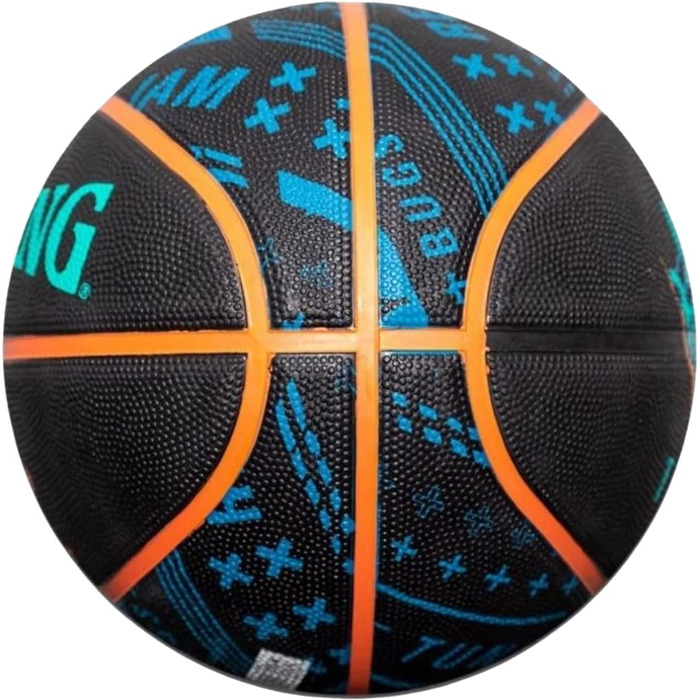 Баскетбольний м'яч Spalding Space Jam Tune Squad Roster, розмір 7, чорний, унісекс