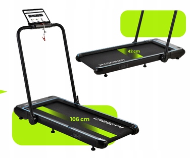 Складана електрична бігова доріжка для дому та офісу Urbogym Light (1-12 км/год)