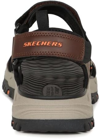 Чоловічі сандалі Skechers Prewitt Rigdon - коричнево-чорні, синтетика (48.5 EU)