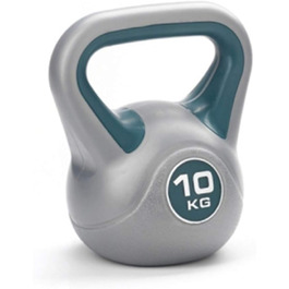 Гиря York Fitness вінілова 10 кг для домашнього тренування, бодібілдингу та важкої атлетики