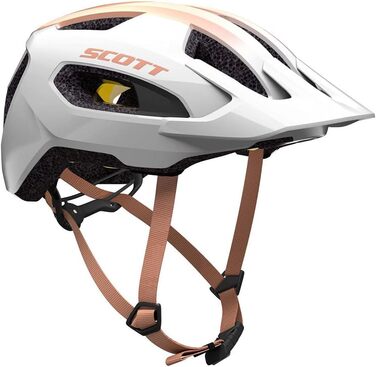 Велошолом Scott Supra Plus MIPS біло-рожевий M/L (56-61 см) 2024 – для MTB, з захистом голови