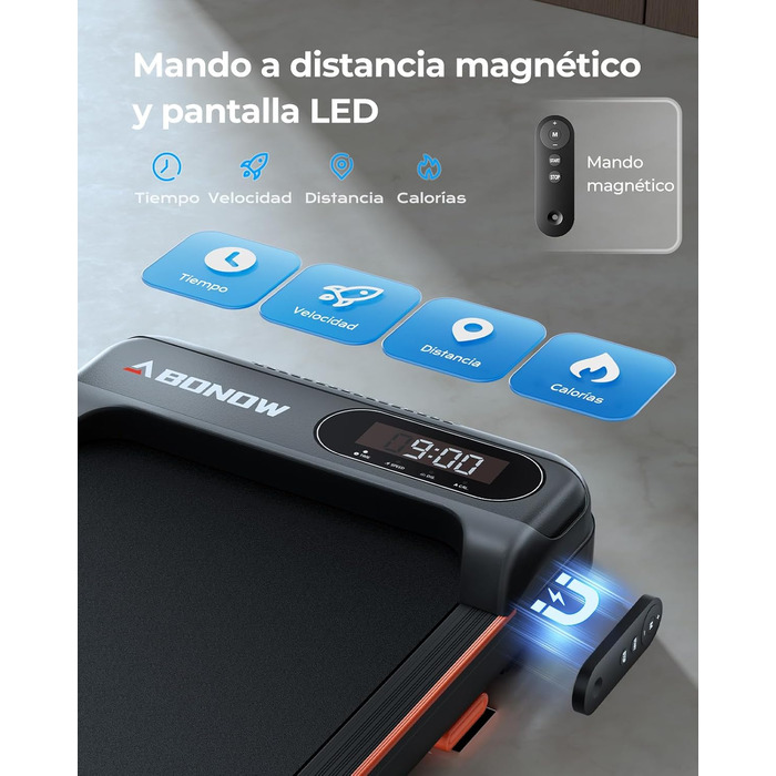 Walking Pad: компактне складане бігове полотно для дому та офісу з пультом керування. Європейський стандарт.