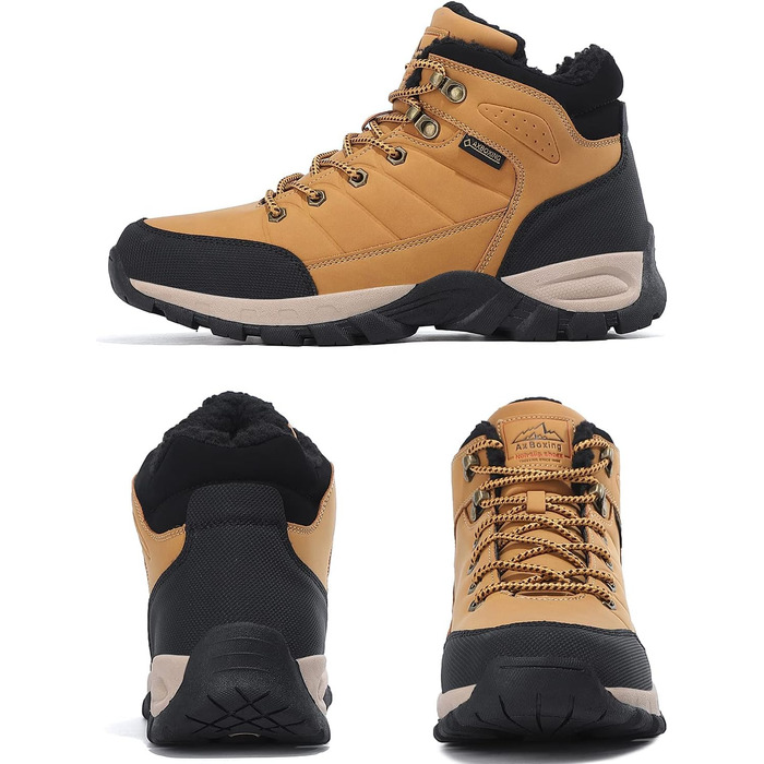 Чоботи зимові чоловічі Arrigo Bello, теплий водонепроникний черевик для хайкінгу та трекінгу, зелений, розмір 41-46