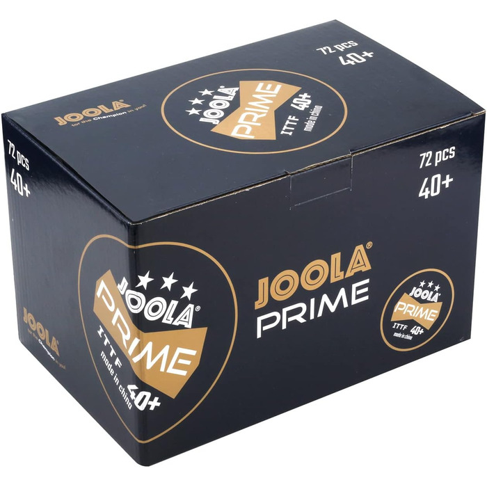 JOOLA Prime 40+ тенісні м'ячі для настільного тенісу, білі, універсальні, для дорослих