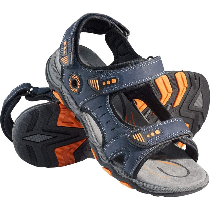 Трекінгові сандалі NORDCAP для жінок та чоловіків, зручні для піших прогулянок, з профільною підошвою та застібкою-липучкою, розміри 37-46, різні кольори, джинсовий синій