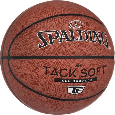 Баскетбольний м'яч Spalding Tack-Soft 2022 для залу та вулиці, розмір 6 (28.5 дюйма), середній, для тренувань