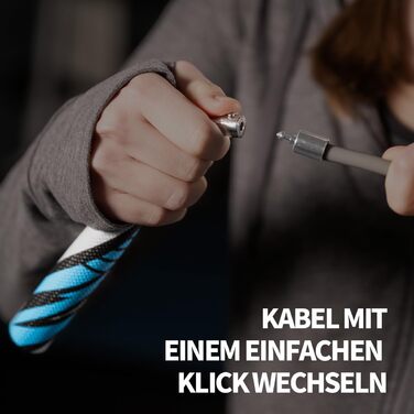 Стрибкове канат Hererope 3-в-1 з регульованою вагою, 360° обертання, ергономічна ручка, сірий