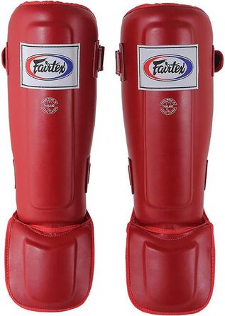 Захист для гомілки Fairtex SP3 червоний, розмір M – щитки для єдиноборств