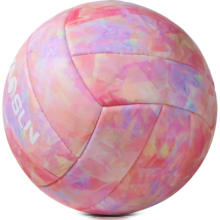 Волейбольний м'яч BYAOSUN для пляжу та залу, розмір 5, рожевий
