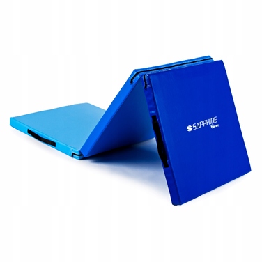 Гімнастичний килимок Sapphire, синій, 180 см х 60 см