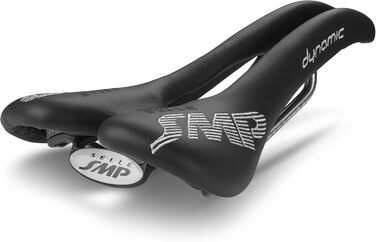 Велосипедне сідло SMP DYNAMIC з нержавіючими рейками, чорне, 28x15x8 см