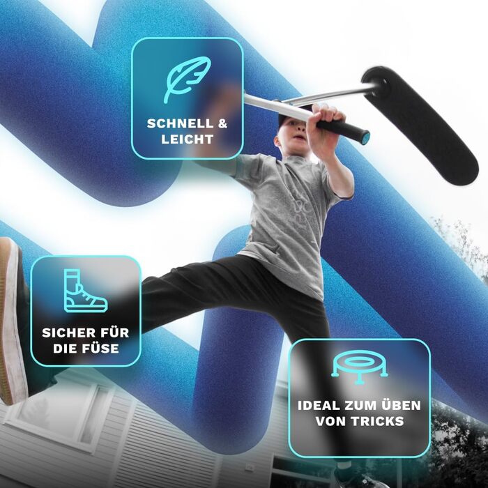 Трюковий самокат Indo Trick Scooter для підлітків, дітей та дорослих - для вулиці та приміщення (6-15 років)