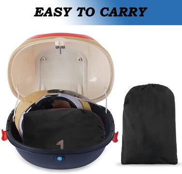 Водонепроникна накривка для мотоцикла Carehabi, 245x105x125 см, XXL, для мопедів, ролерів, ендуро, вуличної техніки