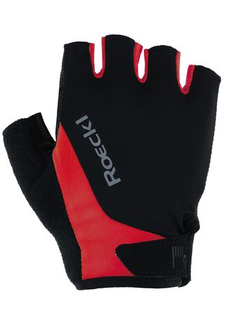 Велосипедні рукавички Roeckl Sports Basel 2 Performance, унісекс, 5 кольорів, розмір 6-12 (11.5, чорний/червоний)