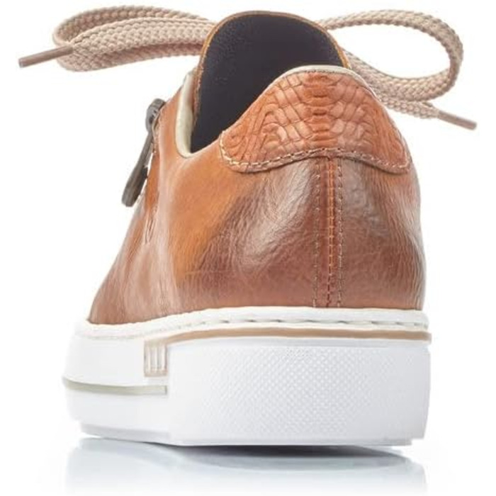 Кросівки жіночі Rieker L88C2, коричневі шкіряні, 40 EU