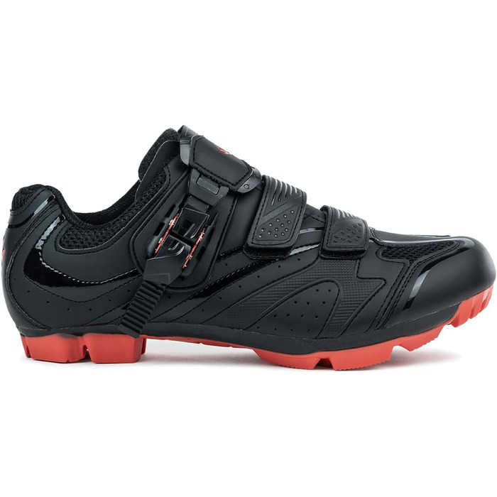 Чоловічі велотуфлі Vemont MTB для гірського велосипеда, SPD, індоор-фітнес, чорний, 41 EU