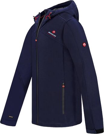 Чоловіча куртка Softshell для відпочинку та активного дозвілля, функціональна outdoor куртка, темно-синя, розмір S