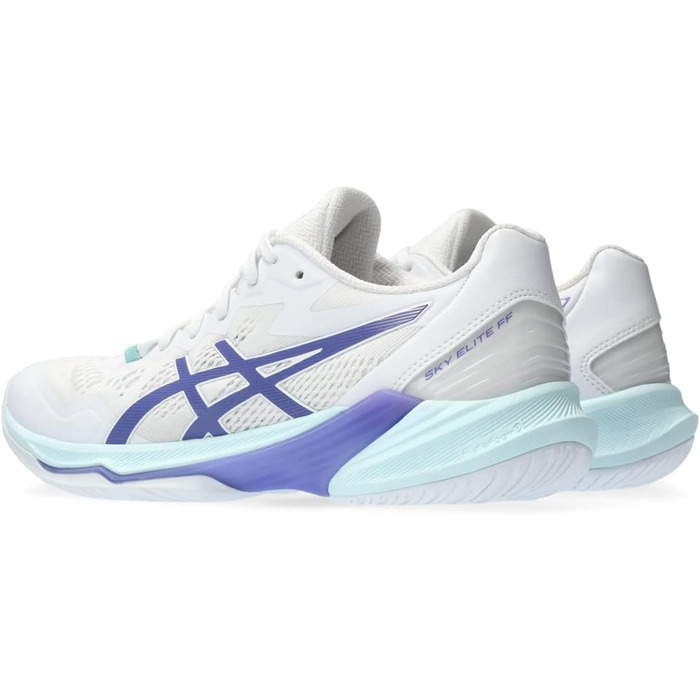 Жіноче кросівки ASICS Sky Elite FF L.e. для легкої атлетики (41.5 EU, білий, синій, фіолетовий)