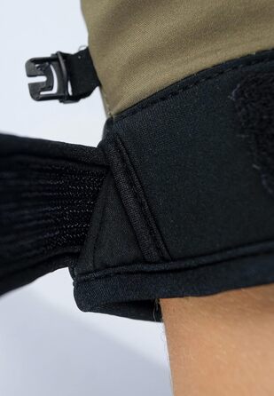 Чоловічі/унісекс лижні рукавички Reusch Raptor R-TEX XT Touch-Tec, водонепроникна мембрана, теплі зимові рукавички для сноуборду та гірськолижного спорту, сенсорний екран, оливкові/чорні, розмір 8