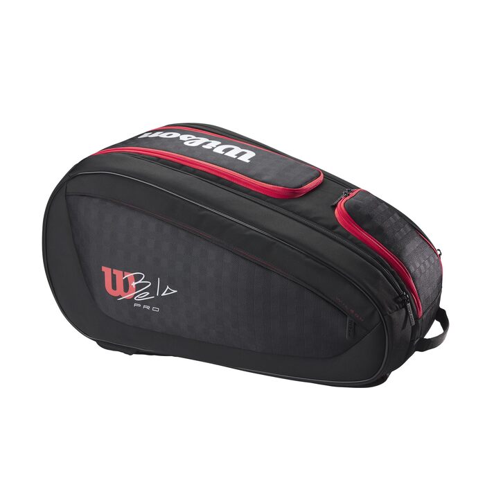 Сумка для падел Wilson Bela Super Tour Thermoguard - професійна, легка, з надійними застібками та зручним зберіганням