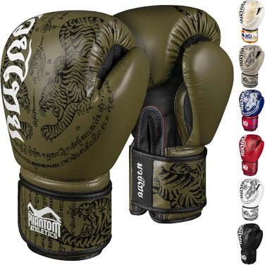 Боксерські рукавички Phantom Athletics для чоловіків, жінок та дітей - Муай Тай, ММА, Кікбоксинг. 10-16oz, білі.