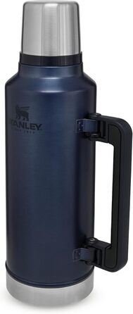Термос Stanley Classic Legendary 1.9 л, з нержавіючої сталі, 45 годин гаряче/холодне, BPA-free, нічний синій, для напоїв, спідомий у посудомийці