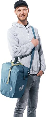Велосипедна водонепроникна сумка Deuter Weybridge 25+5 л на багажник, Atlantic