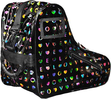 Сумка для роликових ковзанів Epic Skates Limited Edition, чорна, універсальний розмір, глянцева, Love