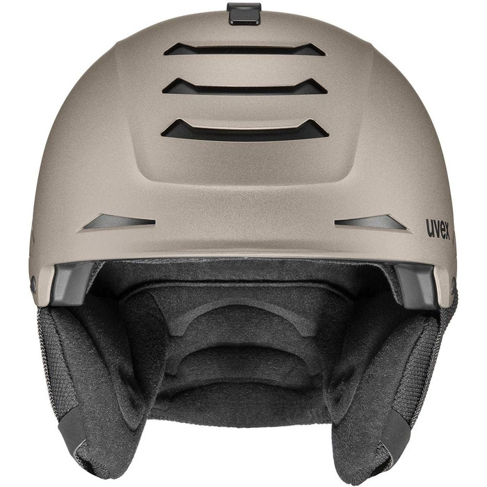Гірськолижний шолом uvex Legend 2.0 для жінок і чоловіків, регульований розмір, покращена вентиляція, soft gold matt, 52-55 см