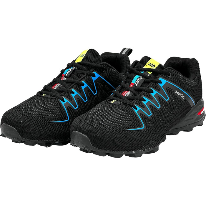 Чоловічі та жіночі трекінгові кросівки для хайкінгу та бігу, зручні кросівки для відпочинку, чорно-зелені (46 EU, чорний, кобальтово-синій)