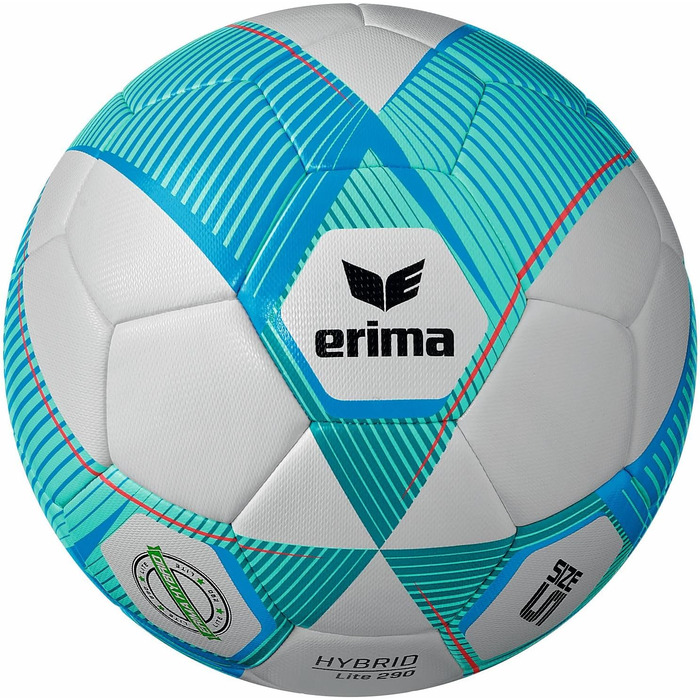 Футбольний м'яч Erima Hybrid Lite 290 розмір 5, бірюзово-синій