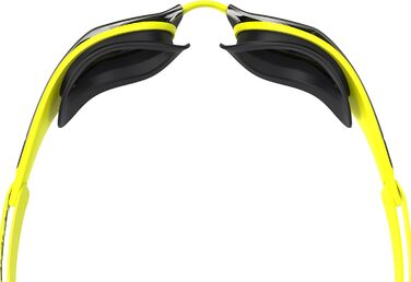 Окуляри для плавання Speedo Fastskin Pure Focus | Змагальні окуляри | Антизапітніння | Водонепроникні, Жовтий/Кобальт/Смарагдовий, Універсальний розмір
