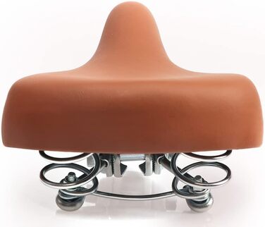 Дитячий велосипедний сидіння AVASTA для дівчаток та хлопчиків. Водонепроникне широке м'яке велосипедне крісло з двома амортизаторами. Підходить для велосипедів 12, 14, 16, 18, 20 дюймів. М'ятно-зелений (колір: коричневий)