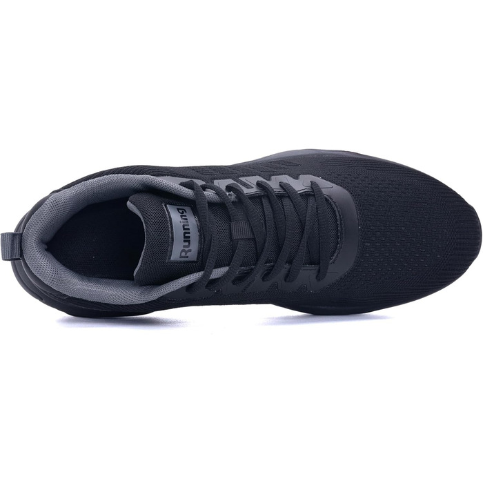 Кросівки для бігу GANNOU чоловічі спортивні чорні, розмір 40-47, з амортизацією