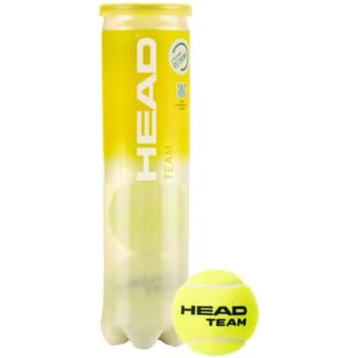 Тенісні м'ячі HEAD Tour XT, 4 шт, у тубусі