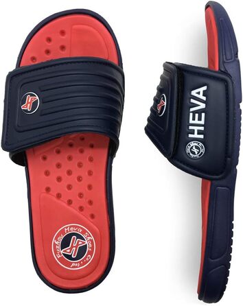 HEVA Шльпанці чоловічі літні сандалії 43 EU, блакитний/червоний