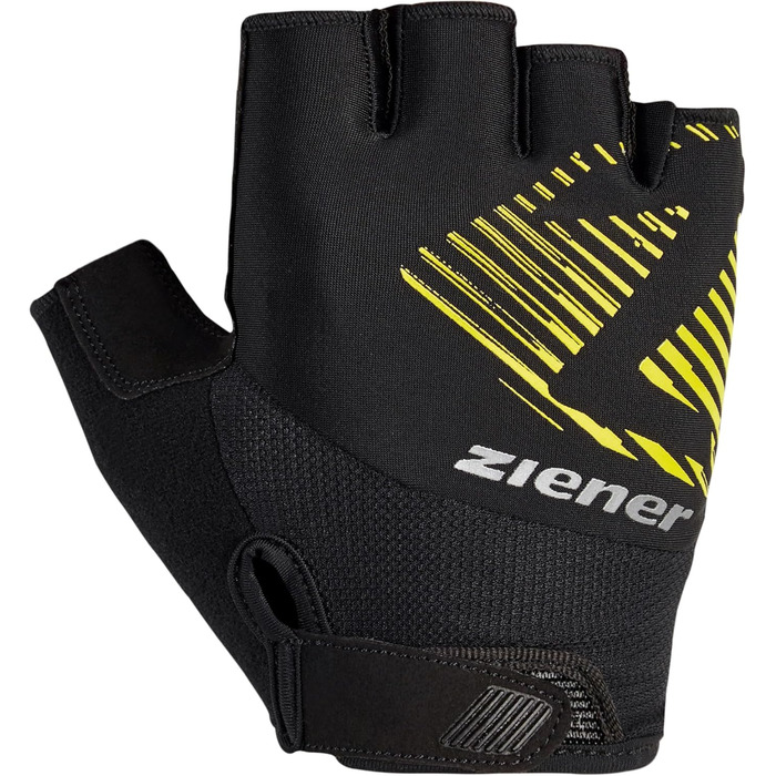 Рукавички Ziener Curdt для велосипеда/маунтінбайку, короткі, дихаючі, амортизуючі (7.5, світло-зелені)