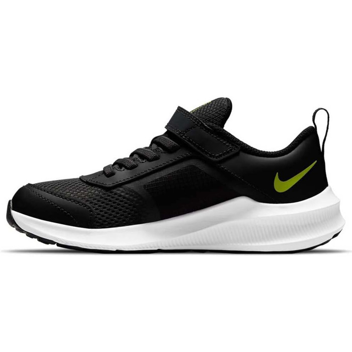 Дитячі кросівки Nike Downshifter 11 для гімнастики, 28.5 EU, сірий, чорний, білий, жовтий