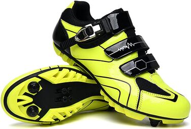 Велосипедні шкарпетки для жінок та чоловіків, MTB, Radsportschuhe, кросівки для катання на велосипеді, дихаючі, для активного відпочинку, шкарпетки для велосипеда, шкарпетки Spin MTB, розмір 42 EU, жовті