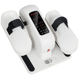 Компактний еліптичний тренажер SPORTNOW для дому під стіл. Електричний крос-тренажер з 12 рівнями швидкості та 7 рівнями опору.