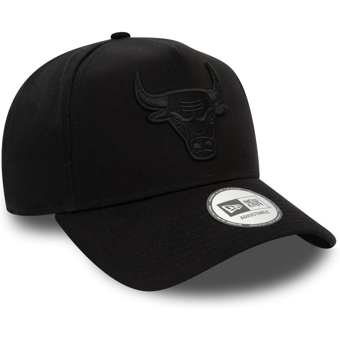 Кепка New Era Eframe 9Forty Adjustable Chicago Bulls чорного кольору, універсальний розмір
