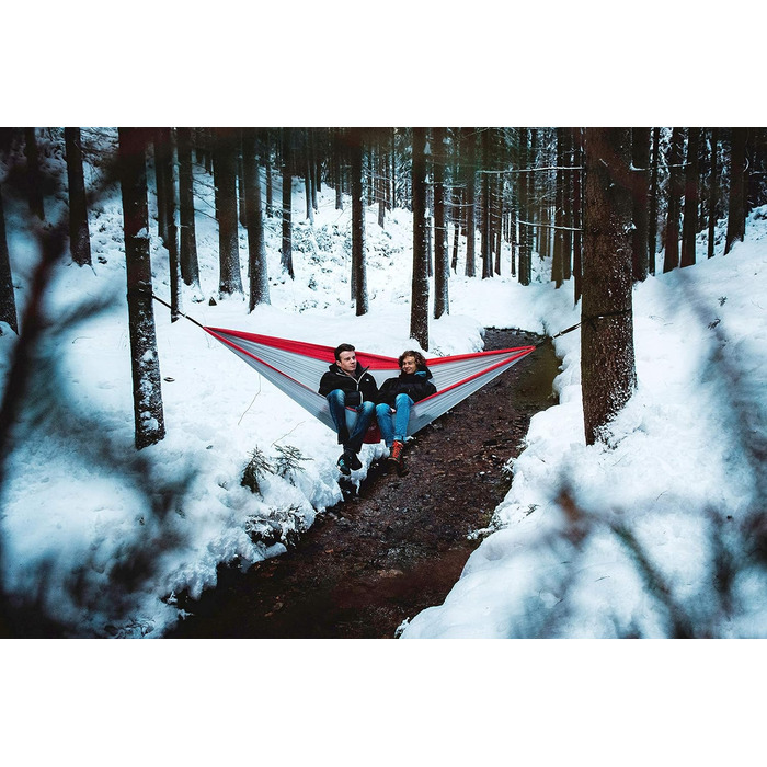 Гамак Amazonas Ultra-Light Silk Traveller XXL 320x230 см до 200 кг - надлегкий шовковий гамак для подорожей