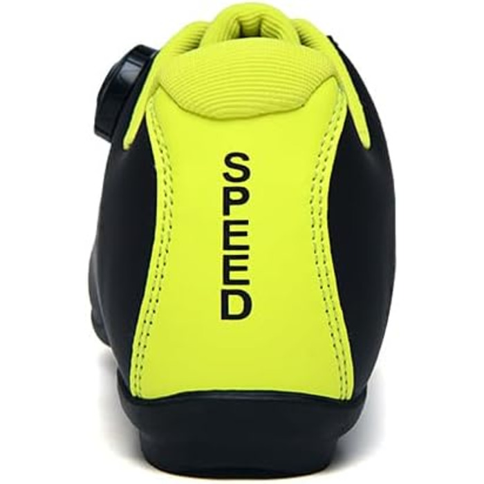 Велосипедні черевики для чоловіків та жінок, MTB, шосейні, крос-кантрі, тренувальні, спортивні, дихаючі, туристичні, для спін-байка, зеленого кольору (39 EU, чорний, зелений)