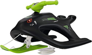 Дитячий боб BIG-Bobby-Bob Wild Spider, з тросом та ручкою, легке керування, металеві куфелі, для дітей від 4 років, чорний