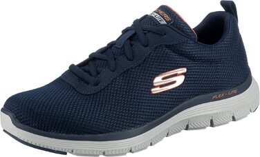 Чоловічі кросівки Skechers Flex Advantage 4.0 темно-сині (Navy) з сітки та PU, розмір 44 EU