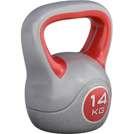 Kettlebell GORILLA SPORTS з пластику, 2–20 кг, окремо чи комплект, зі/без підставки, гиря для фітнесу