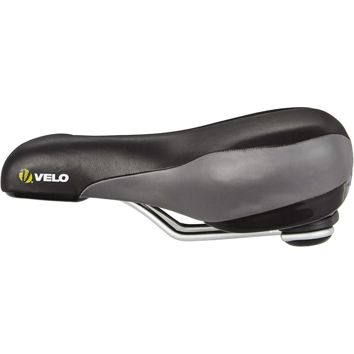 Велосипедне сідло Velo Plush унісекс, сіре, універсальний розмір