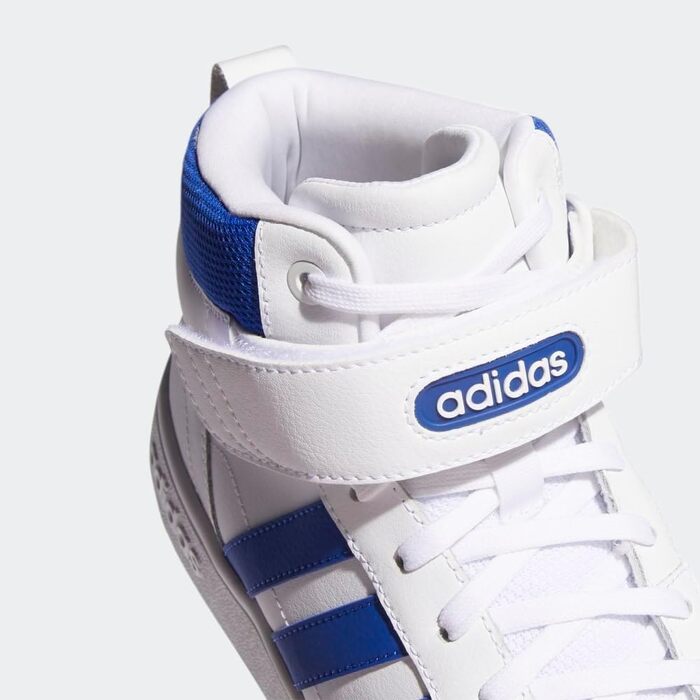 Баскетбольне взуття Adidas для чоловіків, розмір 44 2/3 EU, білий, Team Royal Blue, Grey